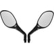 Set oglinzi moto si Atv, filet M8, negru/carbon