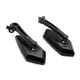 Set oglinzi moto si ATV model romb negre cu filet M8-M10