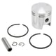 Kit piston motor bicicleta 80cc, 47 mm, bolt 10mm