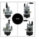 Carburator Moto Scuter Aprilia RS Minarelli AM6 21mm, PHBG, MBK 51, PEUGEOT 103 (R.2590)