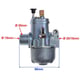 Carburator moped Puch, Ktm, Sachs, Hercules, 12mm, soc negru