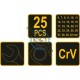 Chei combinate Vorel 51715, 6-32 mm, set 25 bucati, satinate, CrV