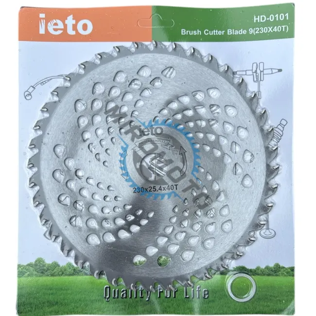 Disc motocoasa pentru tuns iarba, otel, 40 dinti cu vidia, 230x25.4 mm, ondulat, Ieto Professional HD-0101 Disc motocoasa pentru tuns iarba, otel, 40 dinti cu vidia, 230x25.4 mm, ondulat, Ieto Professional HD-0101