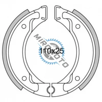 Saboti frana scuter MBK Booster 50cc Saboti frana scuter MBK Booster 50cc