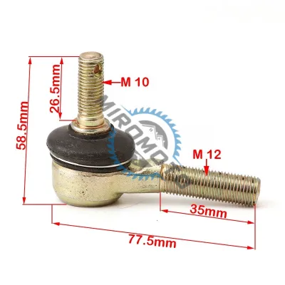Bieleta directie cu capete de bara ATV 110cc - 250cc, M10-M12, 220/330mm