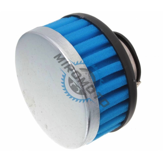 Filtru aer sport tip tuning, diametru 35 mm, albastru