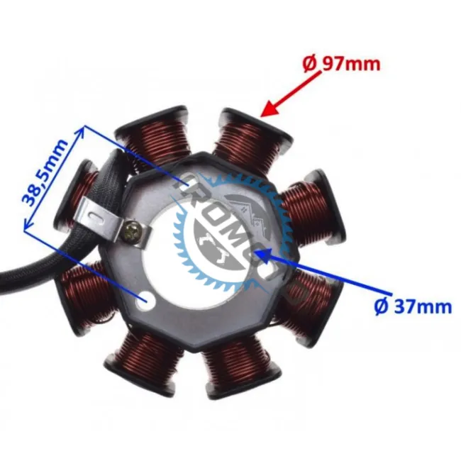 Magnetou / stator aprindere Yamaha YBR 125cc, XT125