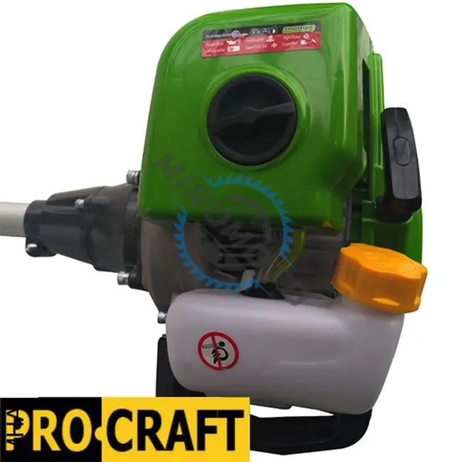 Set Motocoasa pe benzina Procraft T4350, 2 timpi, 4.3 kW, 6 CP, 58cc + Cultivator + 4 sisteme de taiere