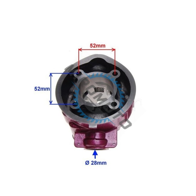 Set motor / kit cilindru scuter Yamaha AM6, TZR, Rieju 90cc 2T, 49 mm, racire apa, model cu 2 segmentI