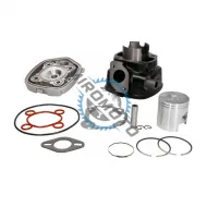 Set motor + chiulasa scuter Yamaha Aerox, Aprilia SR, Malaguti 80cc, 47mm, racire apa