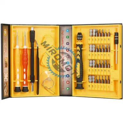 Set surubelnite de precizie 38 in 1, otel, varf magnetic Set surubelnite de precizie 38 in 1, otel, varf magnetic