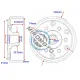 Volanta magnetou ATV Linhai 300cc (diametru interior 93mm)