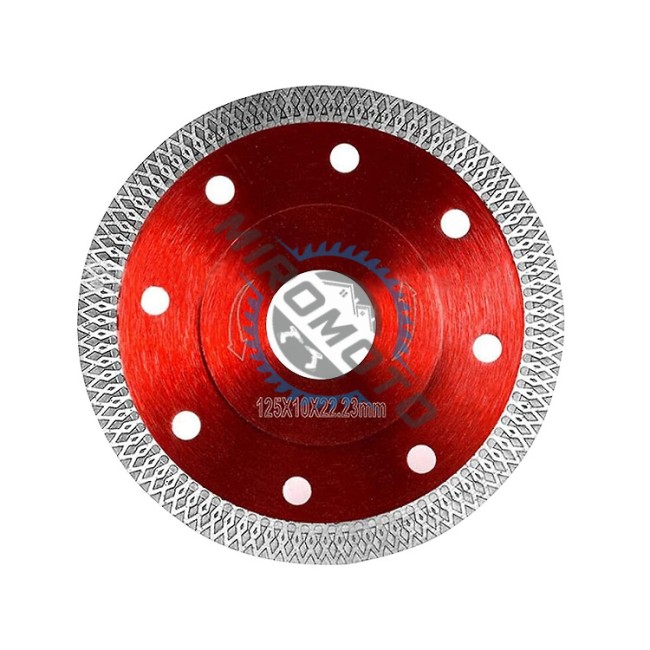 Disc diamantat pentru ceramica, turbo ultra subtire - 125x8x22.23 mm