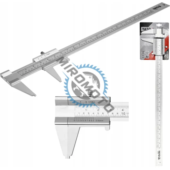 Subler din aluminiu Yato YT-70740, 600 mm, precizie 0.05 mm