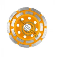 Disc de slefuit diamantat, pentru beton / piatra, diametru 125mm, segment dublu