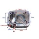 Set motor / kit cilindru Honda CB 125 / CBF 125 125cc 2T, 52.4 mm, racire pe aer
