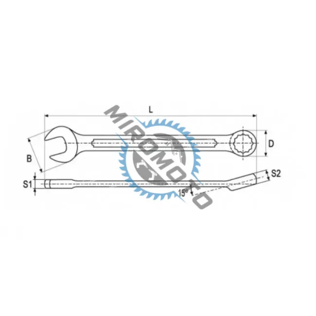 Cheie combinata, 41 mm, Yato YT-00763