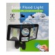 Lampa solara LED cu senzor de miscare si telecomanda, 50 W, IP 65, 3 surse de iluminare