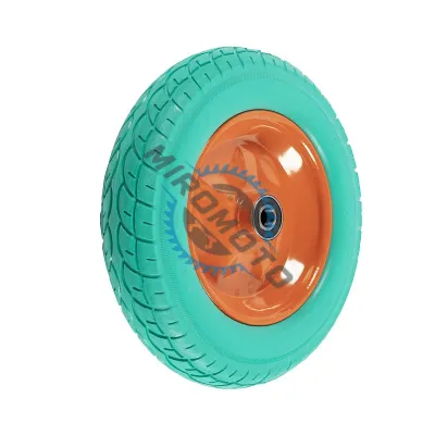 Roata roaba spuma cu janta metalica 3.50-8, ax 20 mm, rulment