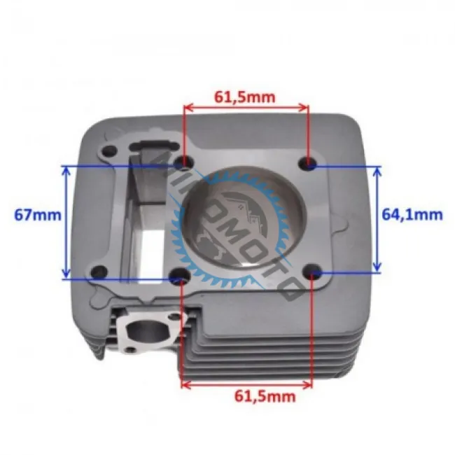 Set motor / kit cilindru Yamaha TT-R, XT, YBR 150cc (1982-2020) 4T, 57.4mm