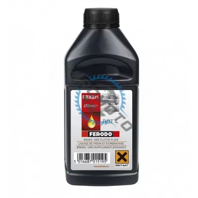 Lichid de frana / ambreiaj Ferodo DOT 4, 0.25L, FBX025A Lichid de frana / ambreiaj Ferodo DOT 4, 0.25L, FBX025A