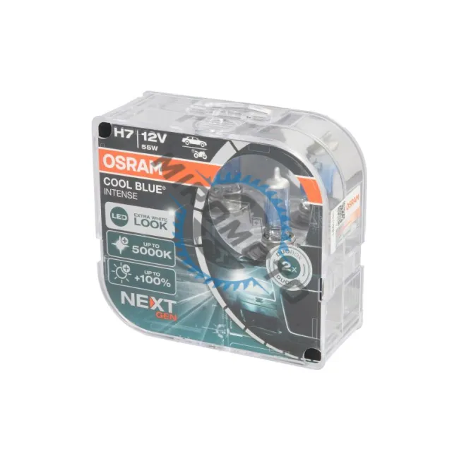 Bec osram h7 cool blue intense next gen, 55w, 12v, set 2 bucati