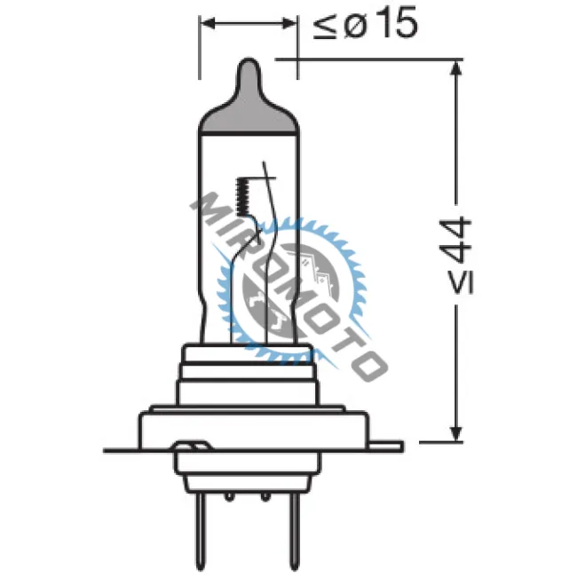 Bec osram h7 cool blue intense next gen, 55w, 12v, set 2 bucati