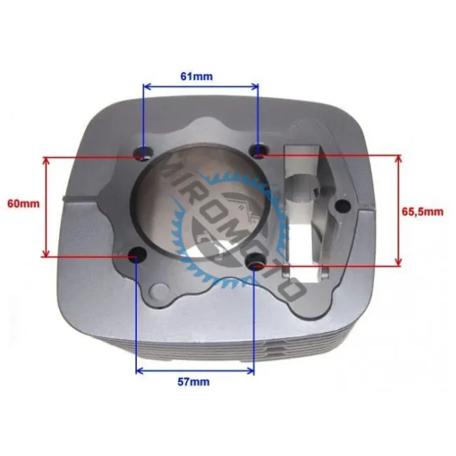 Set motor / kit cilindru Atv CB 250cc 4T, 65.4 mm, racire pe aer