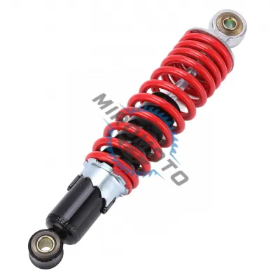 Amortizor ATV, moto scuter, prindere bucsa - bucsa 260 mm, rosu Amortizor ATV, moto scuter, prindere bucsa - bucsa 260 mm, rosu