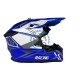 Casca cross Atv, Enduro FGN Racing, culoare albastru/alb, marimea L (59-60)