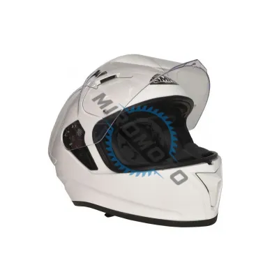 Casca moto full face SMK Stellar White