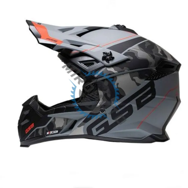 Casca cross Atv, Enduro GSB XP-20, culoare gri, marimea XL (61-62)