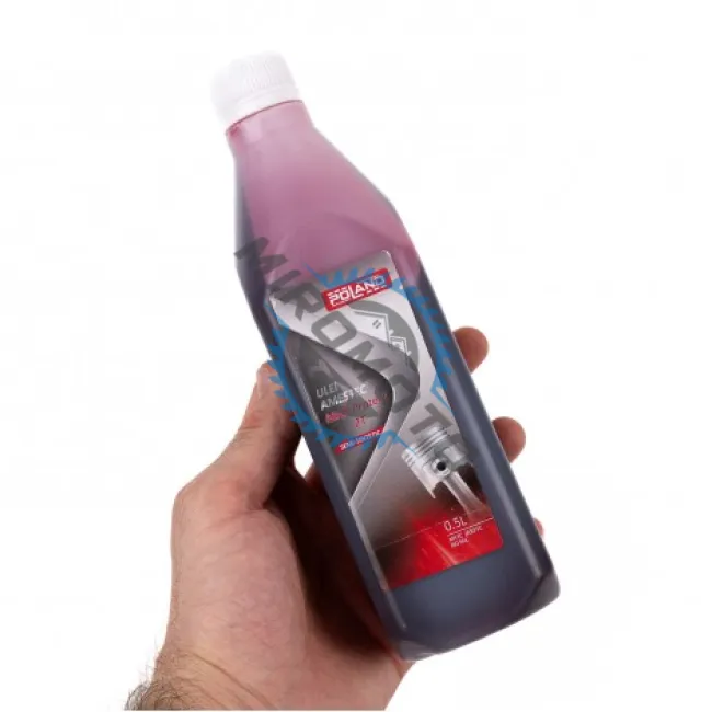 Ulei amestec Poland Max Protect, motor 2T, semi-sintetic, 500ml