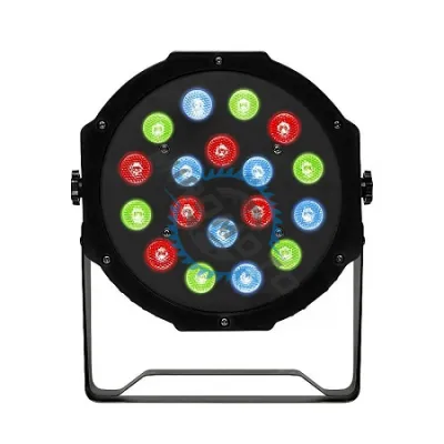 Proiector cu lumini RGB 18 culori, cu sistem de prindere, joc de lumini pentru evenimente