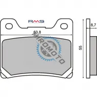 Set placute frana Yamaha BT FJ FZ FZR FZX GTS RD TDM TRX XJ XJR XV XVS YZF