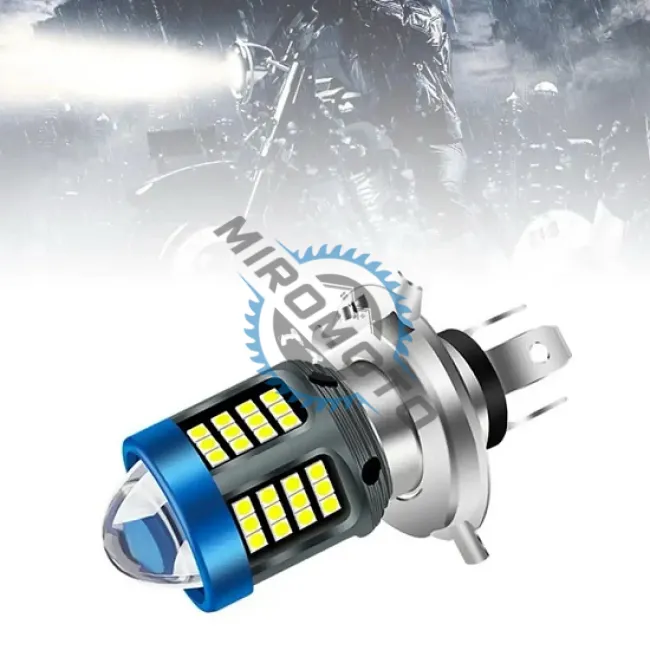 Bec LED H4 AUTO, Moto, Scuter, ATV, Plug and Play, 12-80V, 160W, 61 SMD, 6000K, 15000LM