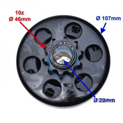 Ambreiaj Kart motorizare Honda GX 160, 200 (10 dinti)