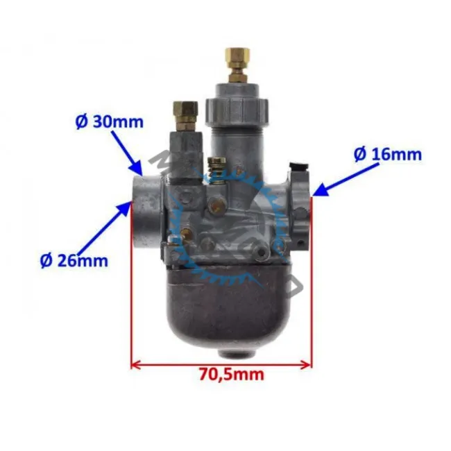 Carburator moto Simson S51, SR50 Enduro, model 16N3-4