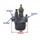 Carburator moto Simson S51, SR50 Enduro, model 16N3-4