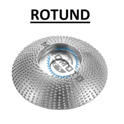 Disc rotund de otel 22x120 mm de rindeluit lemn, pentru polizor unghiular, argintiu Disc rotund de otel 22x120 mm de rindeluit lemn, pentru polizor unghiular, argintiu