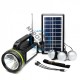 Kit Solar Portabil, 3 Becuri Incluse, USB, Bluetooth, Radio FM, functie powerbank