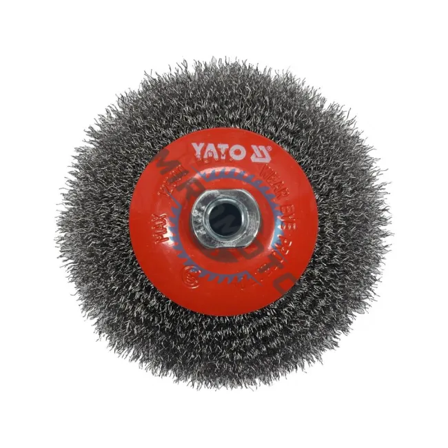 Perie circulara pentru polizor unghiular, Yato YT-47612, M14, diametru 125 mm