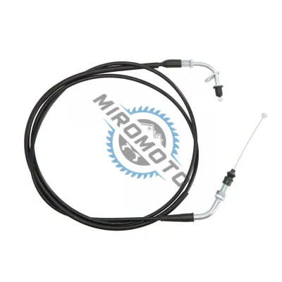 Cablu acceleratie scuter 4T (prindere placuta) lungime 2030 mm Cablu acceleratie scuter 4T (prindere placuta) lungime 2030 mm