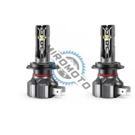 Set 2 Becuri Auto, Led H7, 100w, Plug & Play, 6000k, 15000lm, 12V, Alb