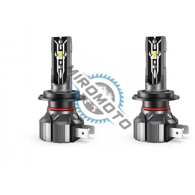 Set 2 Becuri Auto, Led H7, 100w, Plug & Play, 6000k, 15000lm, 12V, Alb Set 2 Becuri Auto, Led H7, 100w, Plug & Play, 6000k, 15000lm, 12V, Alb