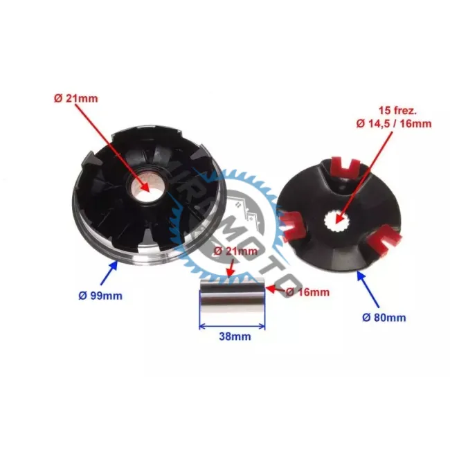 Variator scuter Yamaha Jog 90 / XH90