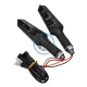 Set 2 semnalizari moto cu led 12V, semnalizare galbena, KL038