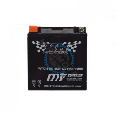 Baterie moto, 12V 14 Ah, gel, WTX16-BS ( YTX16-BS ) Baterie moto, 12V 14 Ah, gel, WTX16-BS ( YTX16-BS )