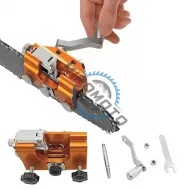 Dispozitiv pentru ascutit lant drujba (tip manivela)