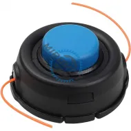 Cap tambur / mosor motocoasa cu fir, buton albastru compatibil Husqvarna T25, T35 (piulita 10 x 1.25)